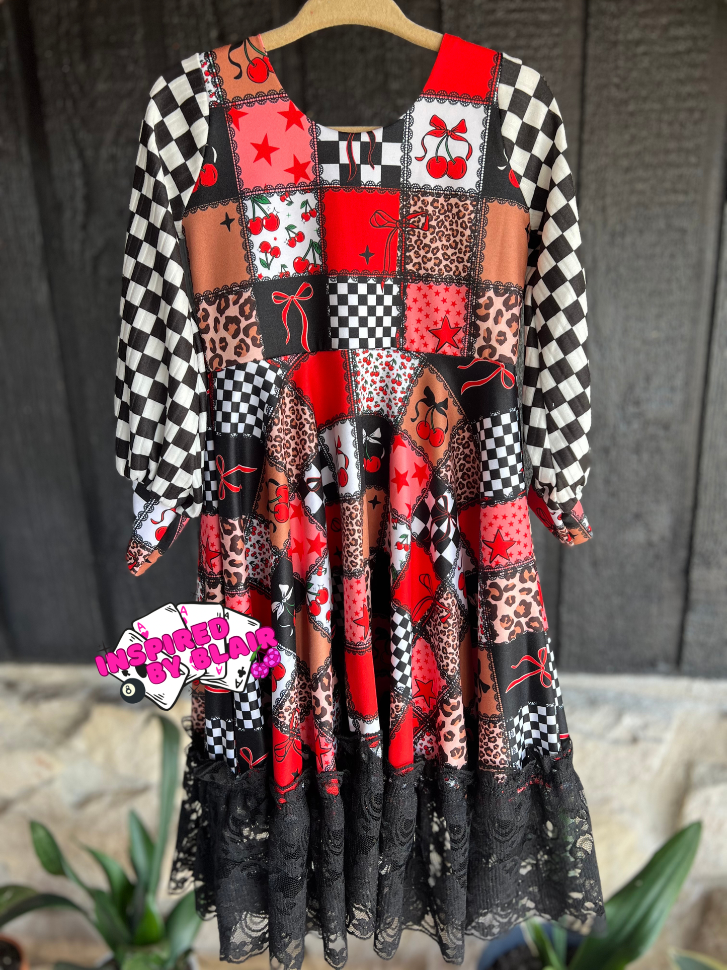 4t bishop sleeve Brielle dress