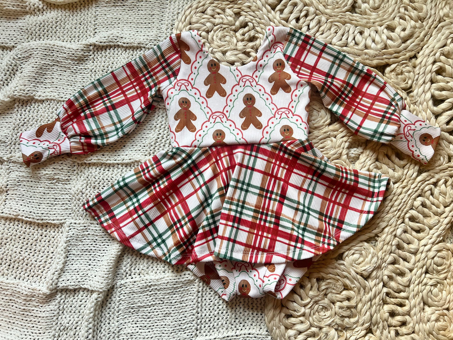 9/12m Bishop sleeve Brielle romper