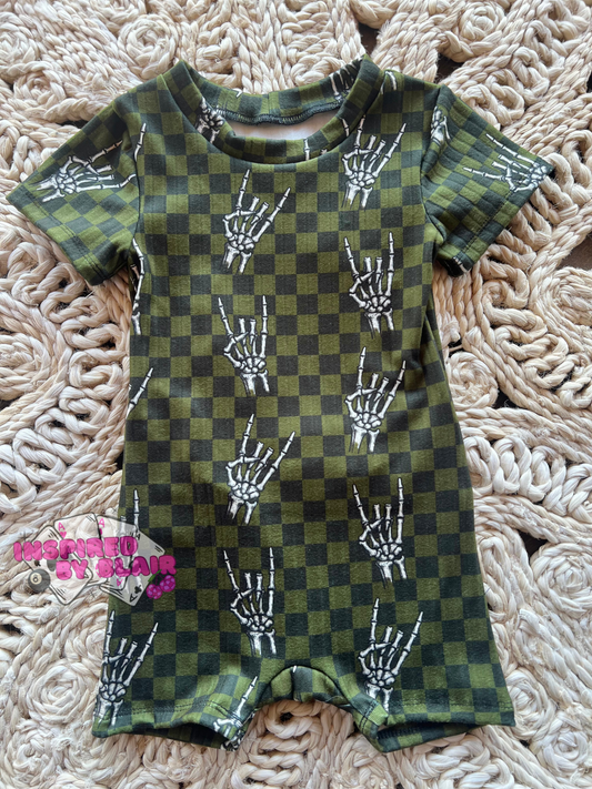 9/12m Wren envelope romper