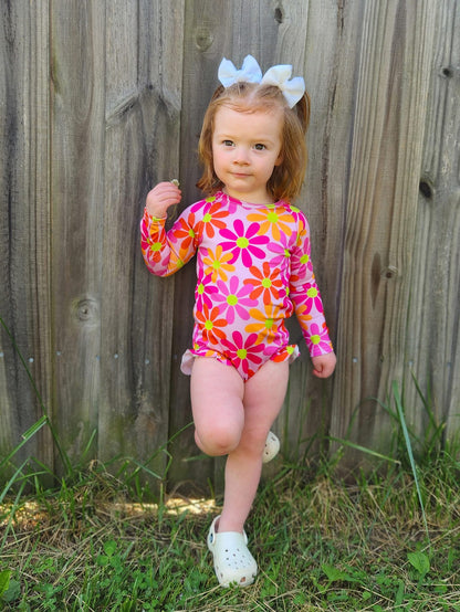 Custom Rashguard Keyhole Swimsuit