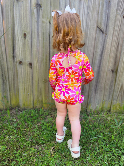 Custom Rashguard Keyhole Swimsuit