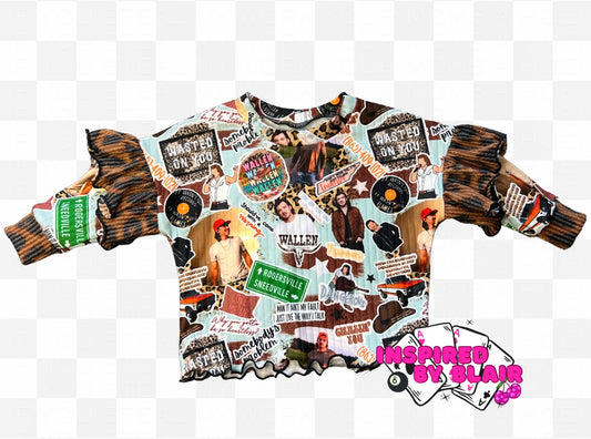 18/24m ruffle sleeve dolman