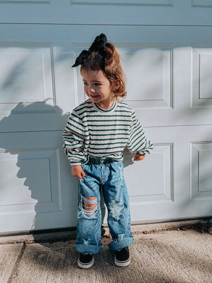 Custom Infant and Youth Sad Girl Crew