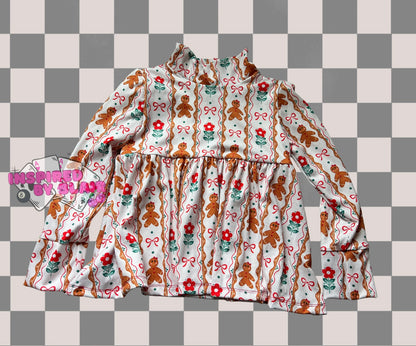 Custom Mock neck Peplum