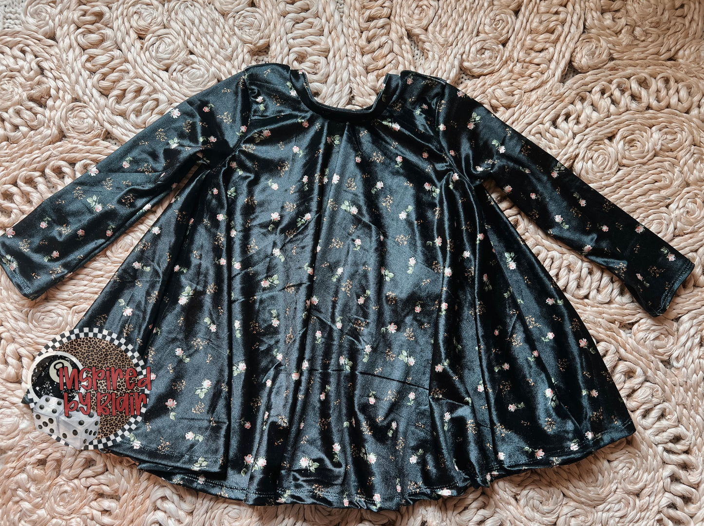 2t Abilene velvet dress