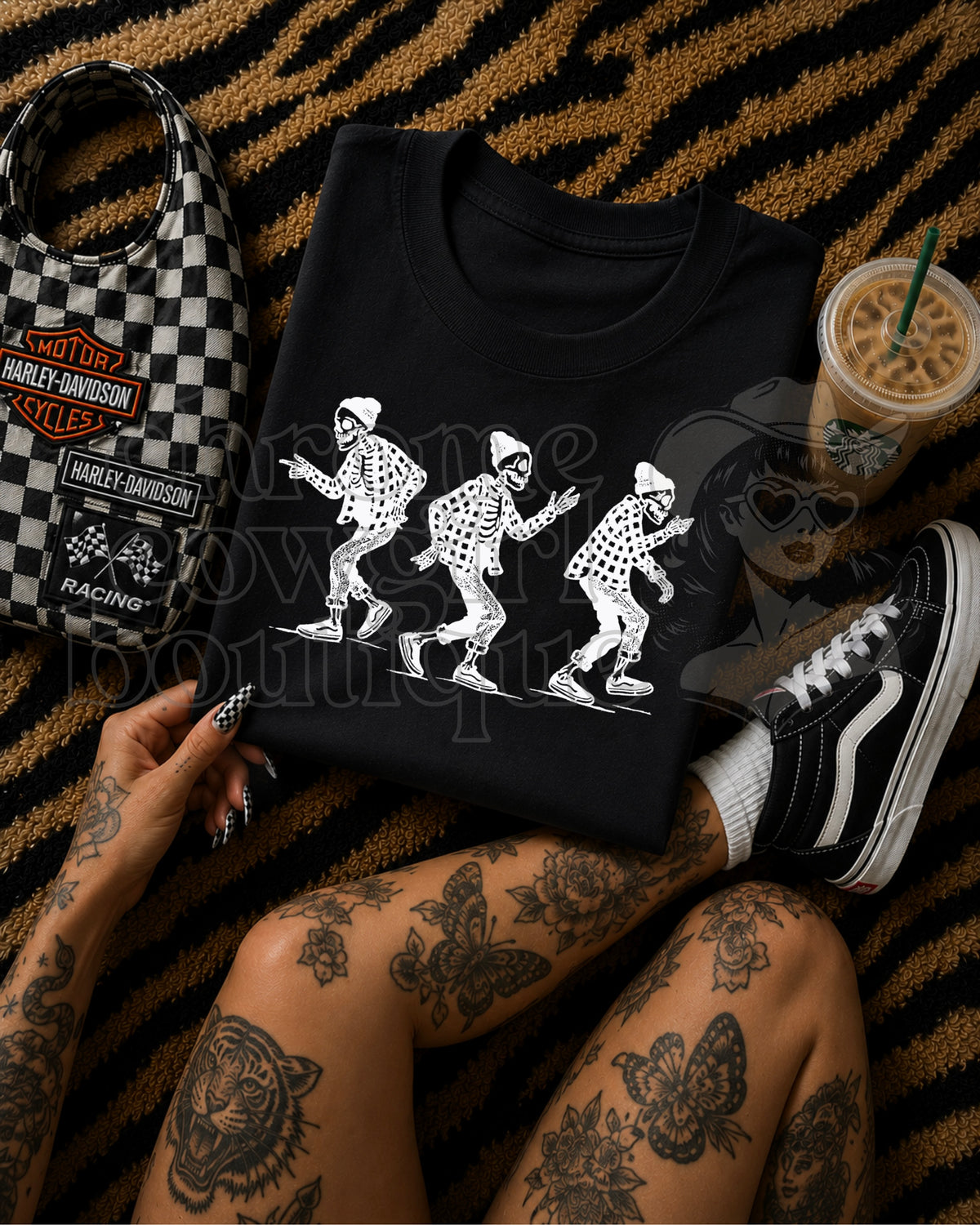 Youth CC skelly tee