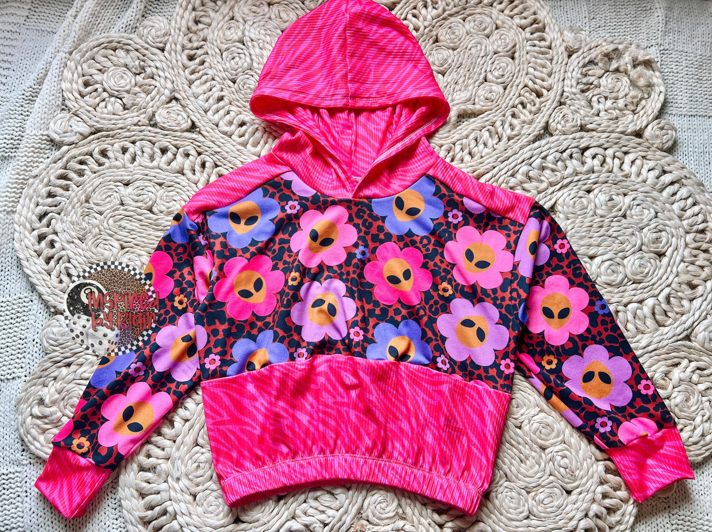 6Y block party pullover