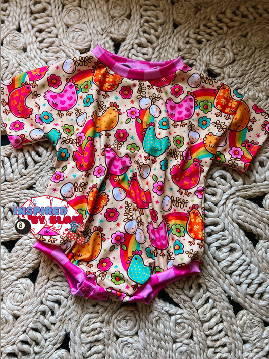 9/12m sweater romper (oversized)