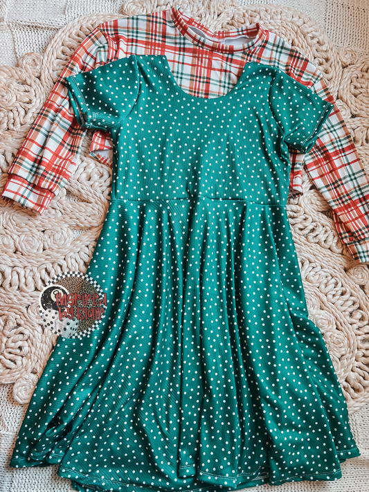 8/9 Brielle dress + honey top