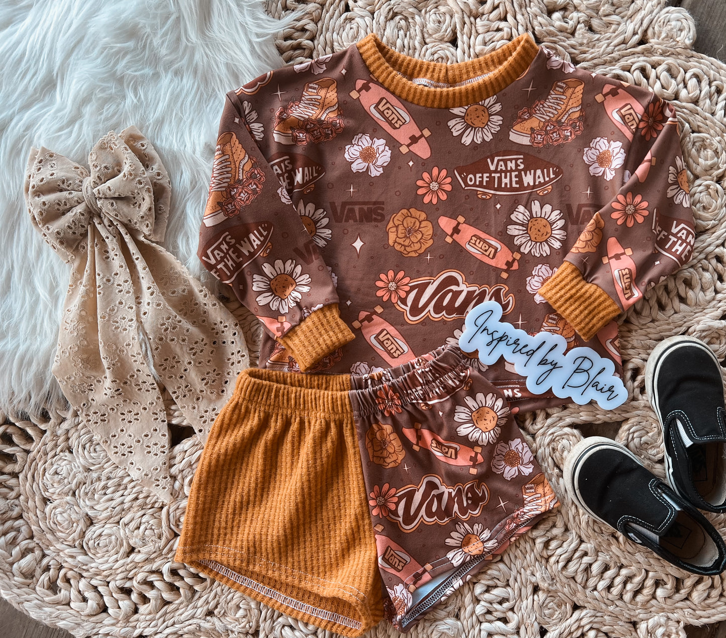 Custom top & breezy shorts