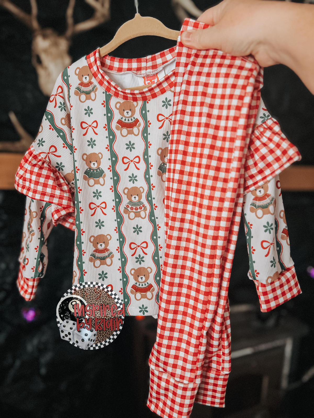 3t ruffle dolman + leggings