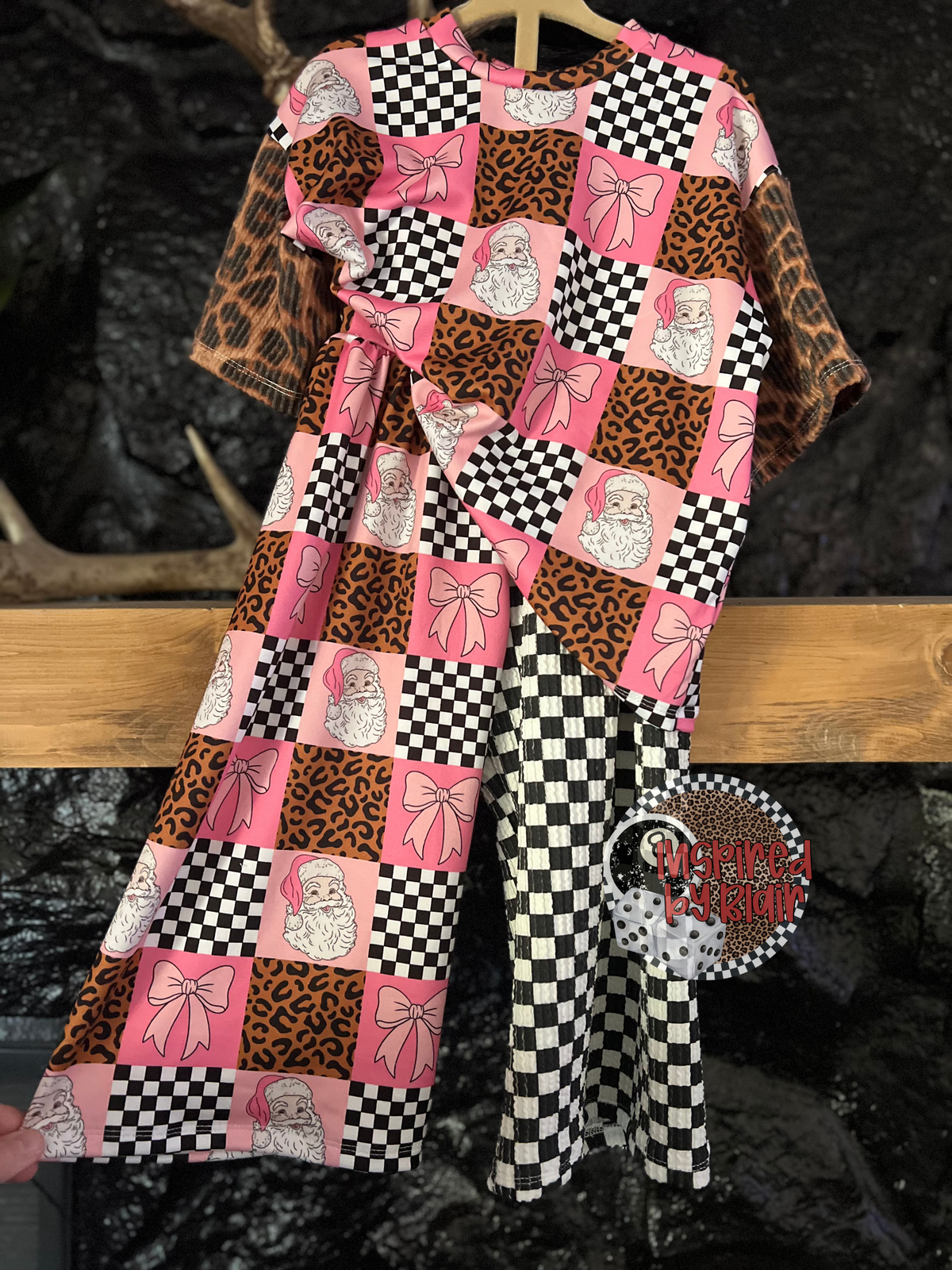 2t comfy top + flow pants (fabric waistband)