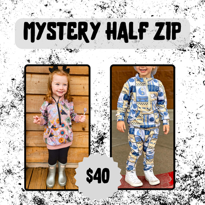 Mystery half zip